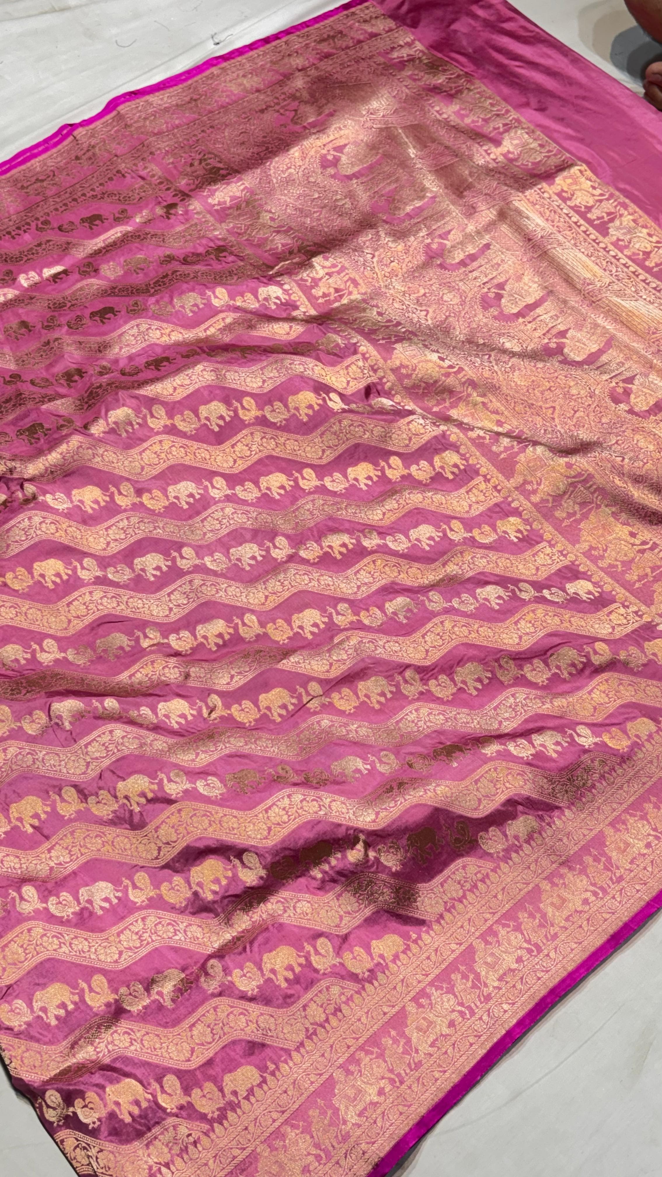 Pure Handwoven Silk Katan Saree - Look 18 - View 2