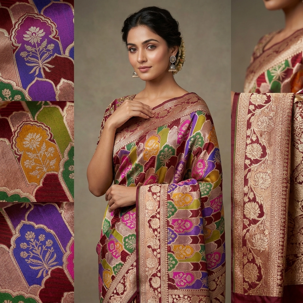Rangkat Silk Saree Draped