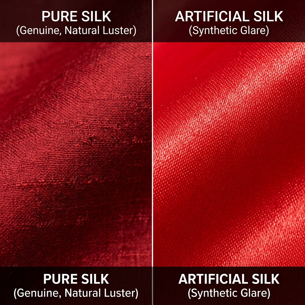 Comparison of Art Silk vs Real Silk
