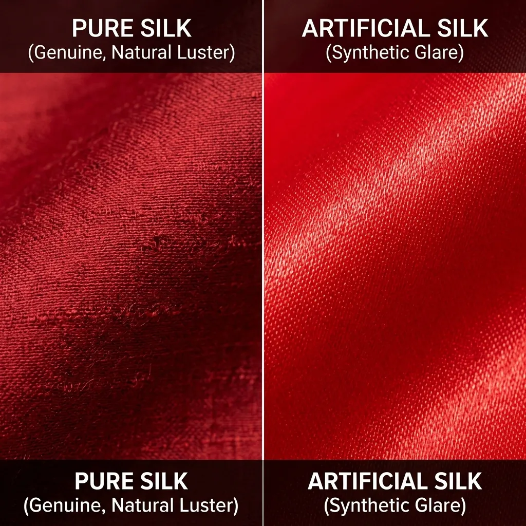 Comparison of Art Silk vs Real Silk